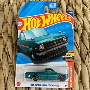 1975 Datsun Sunny Truck B120 Hot Wheels 1970s 70s Pickup Hotwheels New 2025
